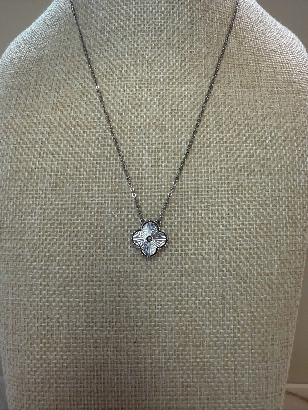 Park Lane “Foxy” Silver Pendant Necklace - Silver